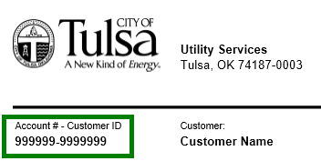 Home City of Tulsa Utilities Account Login