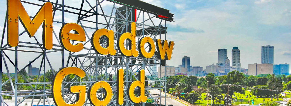 Meadow Gold Sign