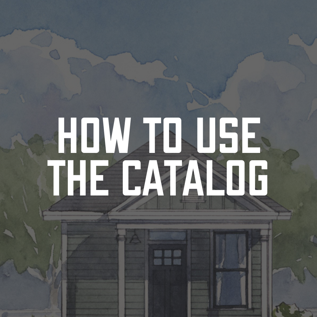 How to Use this Catalog