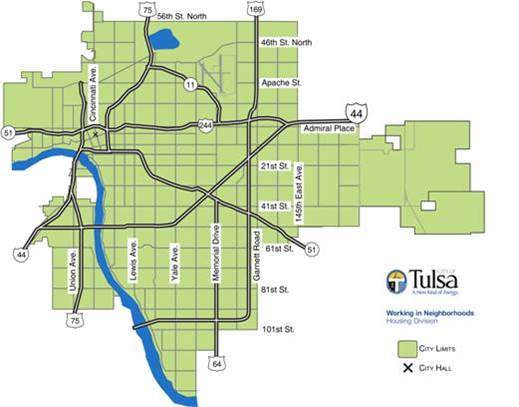 Tulsa City Limits Map Tyler Texas Zip Code Map