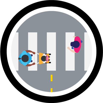 Always Cross at a Crosswalk