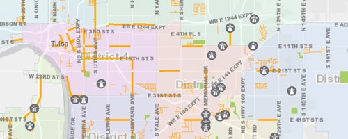 Improve Our Tulsa map graphic